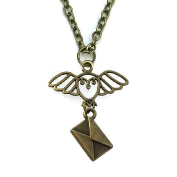 Necklace/Choker - Owl - Letter - Hedwig - Chain