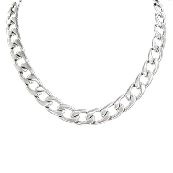 Silver Kedjehalsband Halsband Kedja Länk Silver 13,5mm