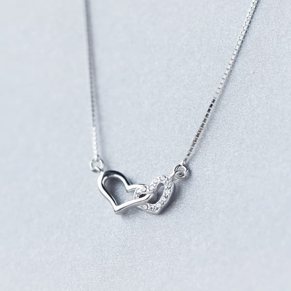 Halsband i äkta silver, S925