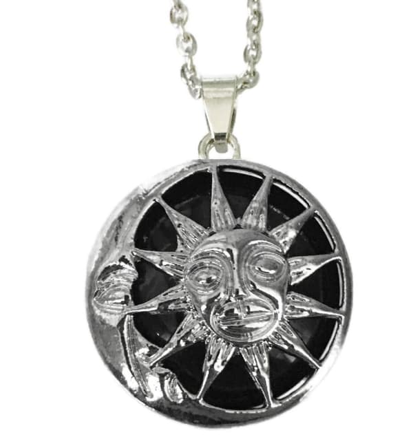 Necklace - Sun - Moon - Agate
