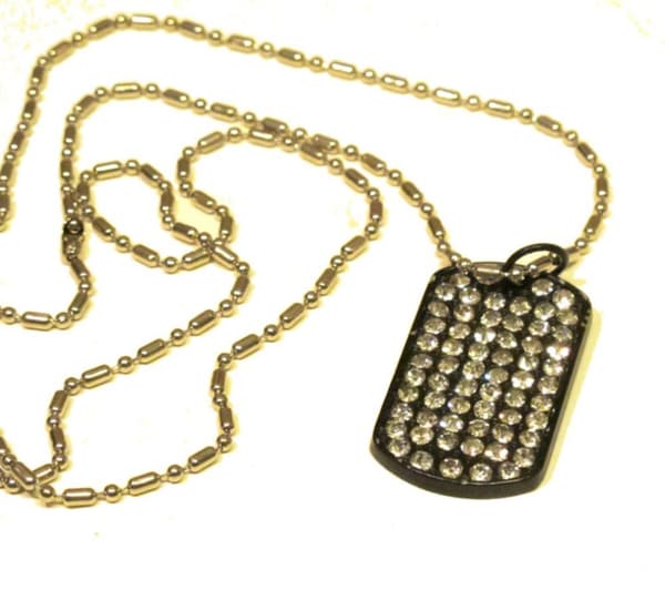 Halskjede - Iced Dog Tag