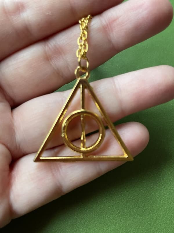 Necklace - Harry Potter - Deathly Hallows - Gold