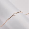 Miniatyrbilde 2 av 2: Thanks - necklace with oval 18K gold plated gift thank you