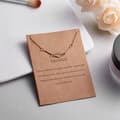Miniatyrbilde 1 av 2: Thanks - necklace with oval 18K gold plated gift thank you