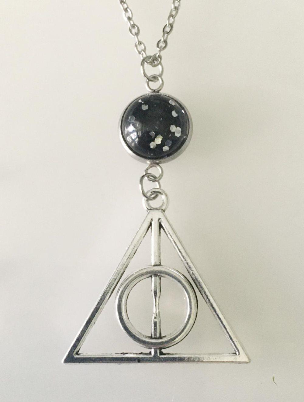 Halsband Dödsrelikerna Svart Harry Potter Hallows