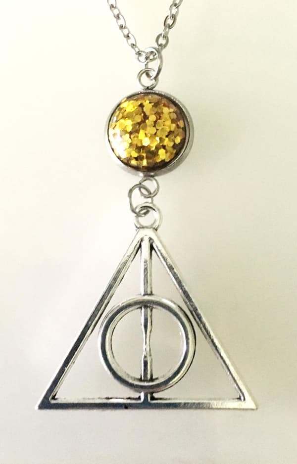 Halsband Dödsrelikerna Gul Hufflepuff Hogwarts