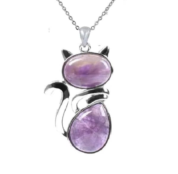 Necklace - Amethyst - Chain