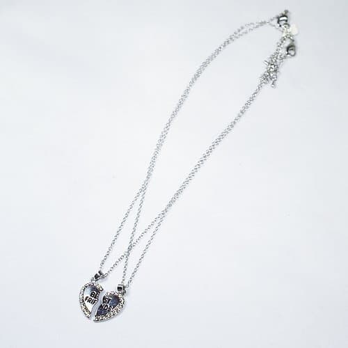 Best Friend Halsband, Hjärta - Busy Lizzie