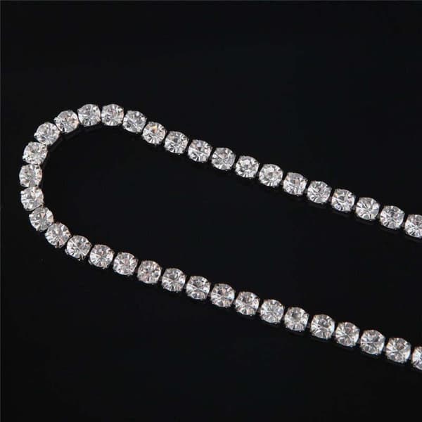 Long beautiful chains with zircon stones gold-plated chain Christmas present