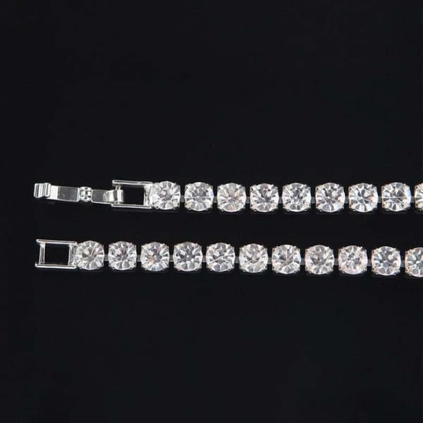 Long beautiful chains with zircon stones gold-plated chain Christmas present