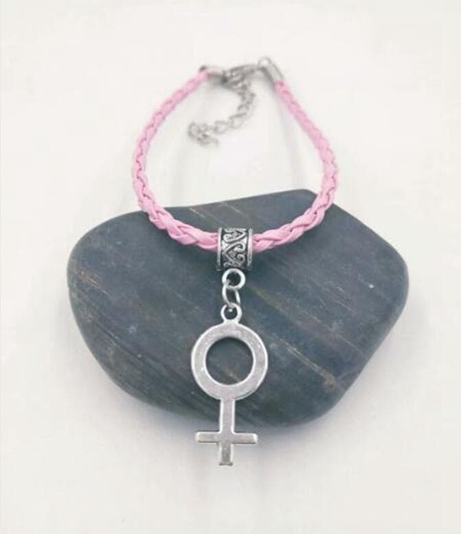 Halsband Feminist Rosa Feminism Kvinnosymbol Venus