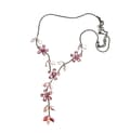 Miniatyrbild 2 av 2: Halsband med blommor i Rosa