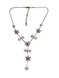 Miniatyrbild 1 av 2: Halsband med Lila blommor
