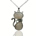 Miniatyrbillede 1 af 3: Necklace - Amethyst - Chain