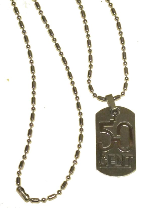 Dog Tag kaulakoru hopeanvärinen