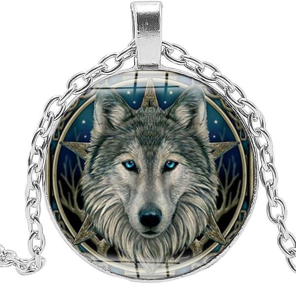 Halsband Varg Wolf Rovdjur Fenrisulv Predator Pagan