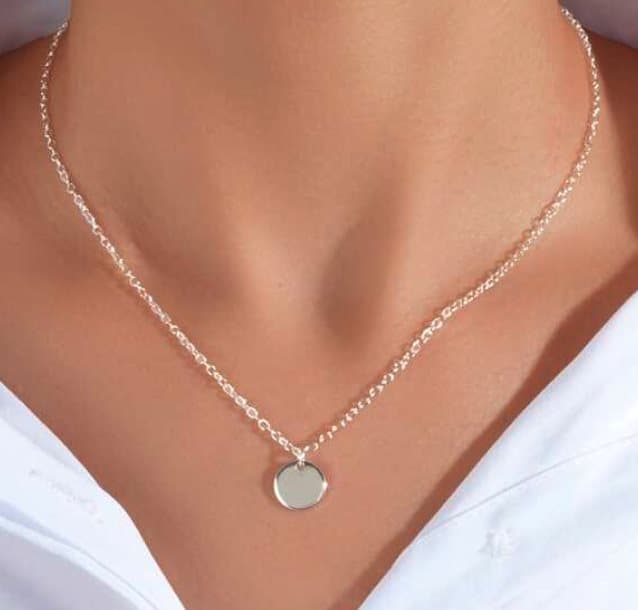SILVER TAG Halsband Design ALL HANDMADE NYHET LOVE UNIKA