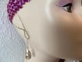Miniatyrbild 4 av 6: Champagne Smokey Brown Swarovski-kristall Örhangen & Halsband