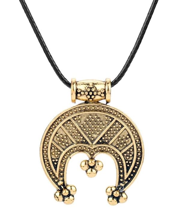 Halsband Amulett Symbol Lycka/Välgång Skyddsamulett Nordisk Tur
