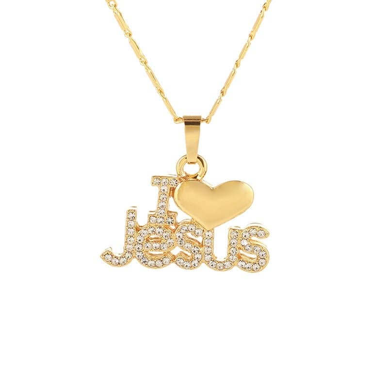 Halsband - I Love Jesus