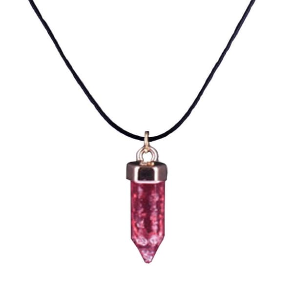 Halsband med Energisten Resin Quarts Röd Karneol