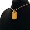 Miniatyrbilde 1 av 2: Gold plated tile map your country Somalia gold silver engraved