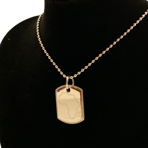 Gold plated tile map your country Somalia gold silver engraved Rosé gold
