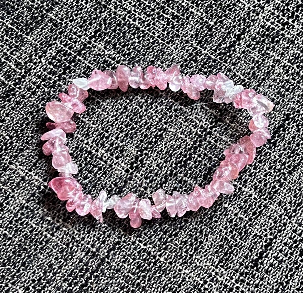 Jordgubbskvarts, Armband chips