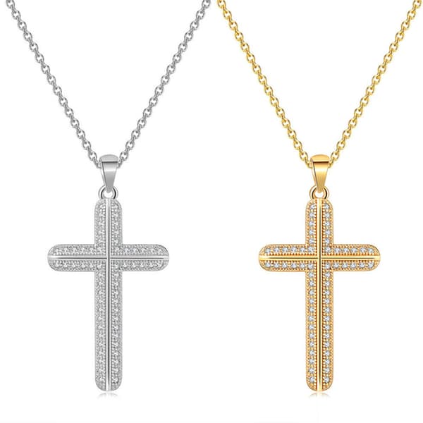 Exklusivt Hög Kvalitets Kors Halsband