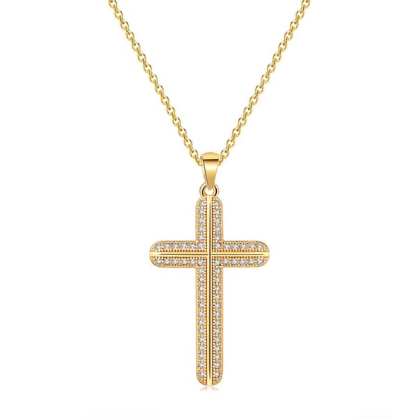 Exklusivt Hög Kvalitets Kors Halsband