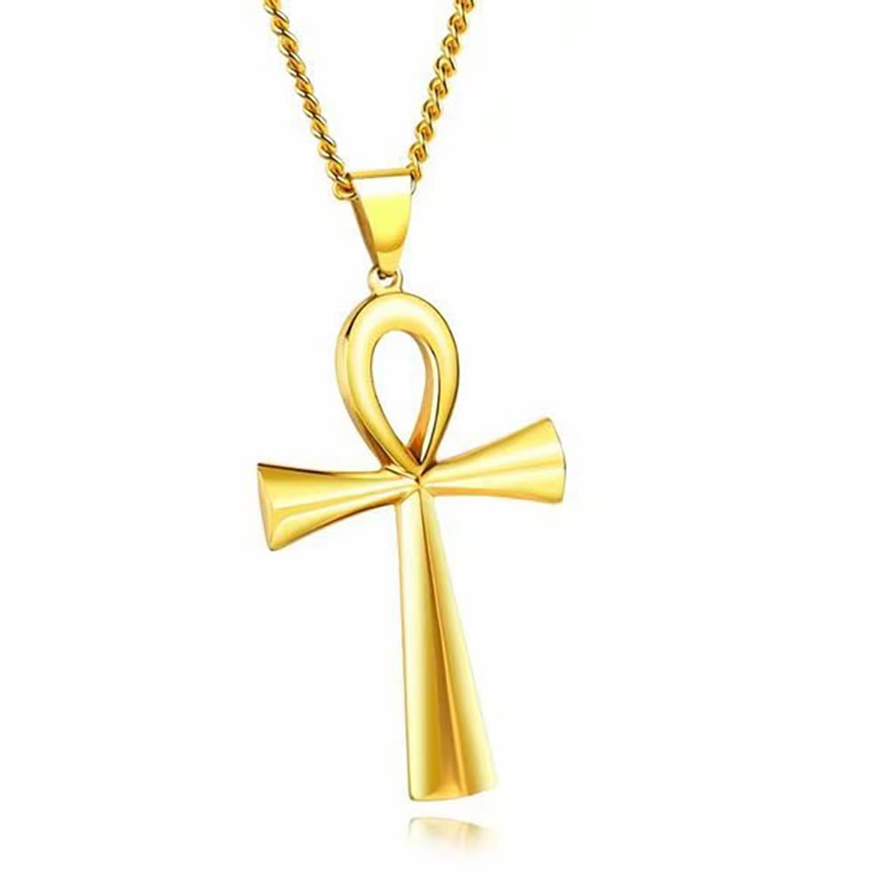 Stilrent Egyptiskt Kors Halsband