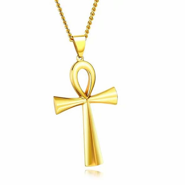 Stilrent Egyptiskt Kors Halsband
