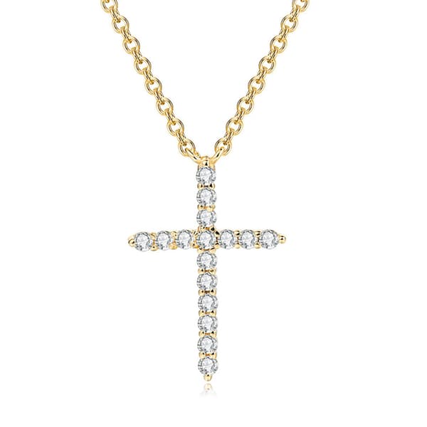 Elegant Stilsäkert Kors Halsband Hög Kvalitet