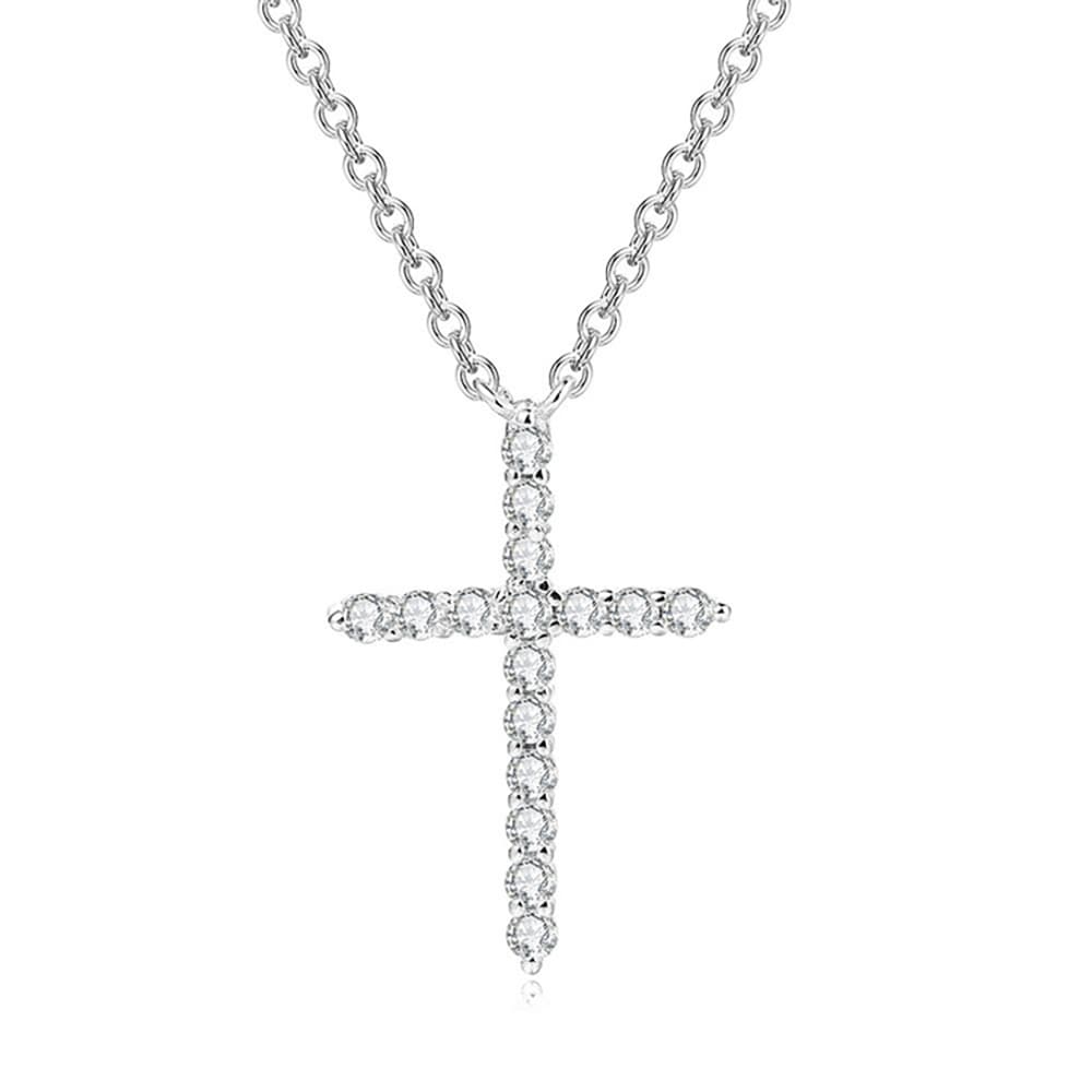 Elegant Stilsäkert Kors Halsband Hög Kvalitet
