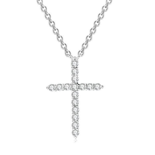 Elegant Stilsäkert Kors Halsband Hög Kvalitet
