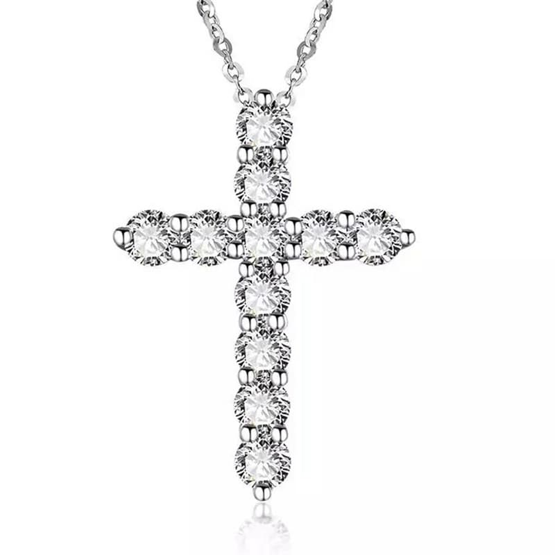 Stilrent Slittålig Kors Halsband Hög Kvalitet