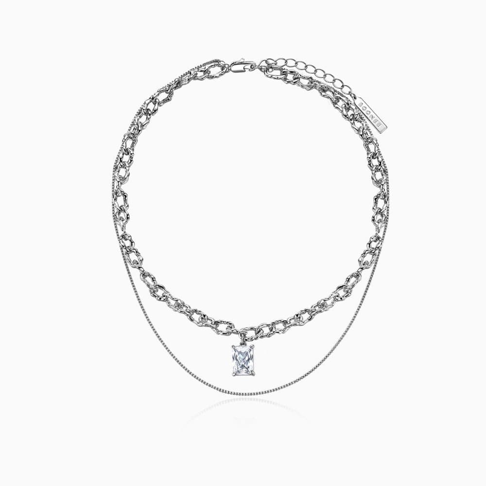 Kedja Halsband Silver