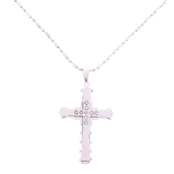 Elegant Kors Halsband Silver