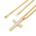 Miniatyrbild 7 av 10: Elegant Stilrent Kors Halsband