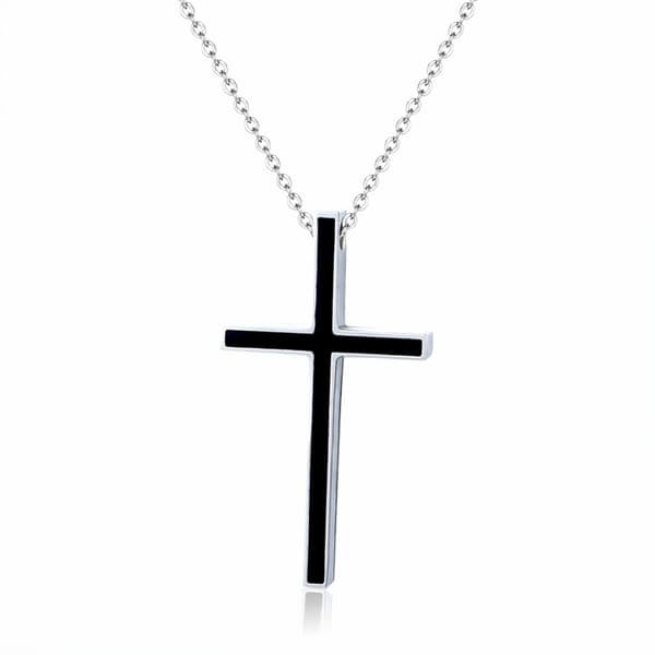 Stilrent Slittålig Kors Halsband Hög Kvalitet