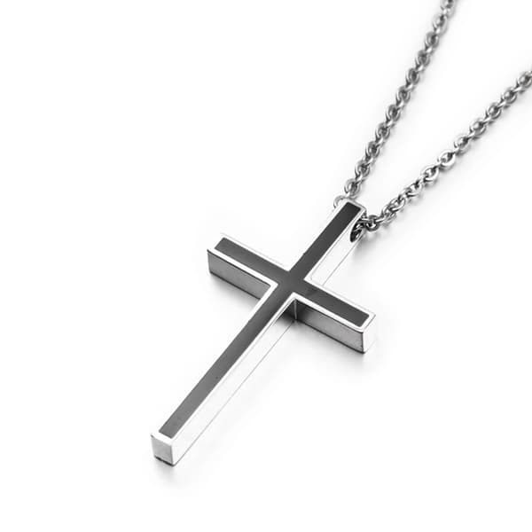 Stilrent Slittålig Kors Halsband Hög Kvalitet