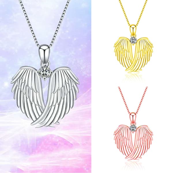 Exklusivt Stilrent Ängelvings Halsband