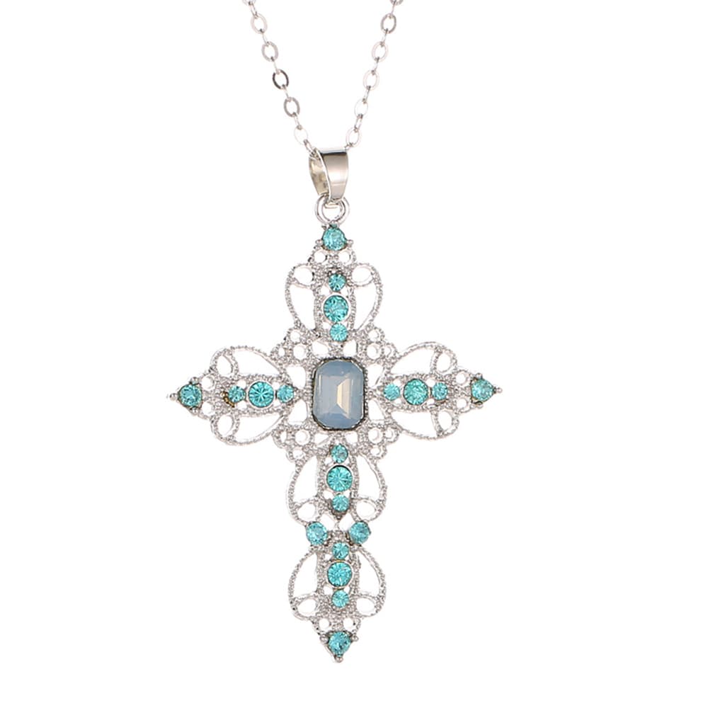 Elegant Hög Kvalitet Hållbart Kors Halsband