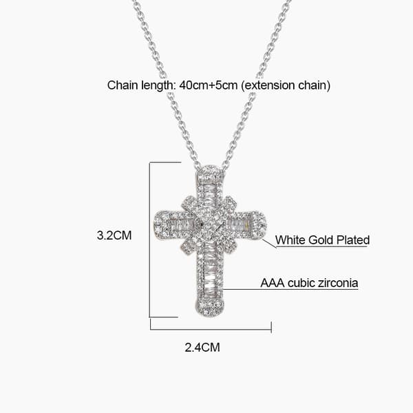 Exklusivt Stilsäkert Kors Halsband HÖG KVALITET