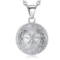 Miniatyrbild 1 av 3: Silverpläterad Blomma Gravid Bola Halsband