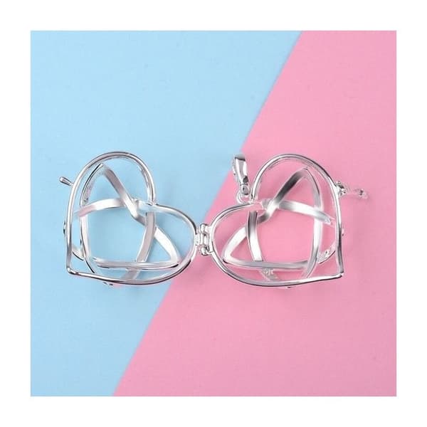 Blue Chime Heart Cage Graviditet Bola