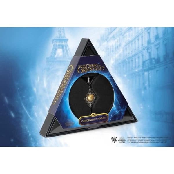 Noble Collection NOB8096 - KVM SWITCH - Fantastic Beasts 2 replika Gellert Grindelwald hänge med kedja