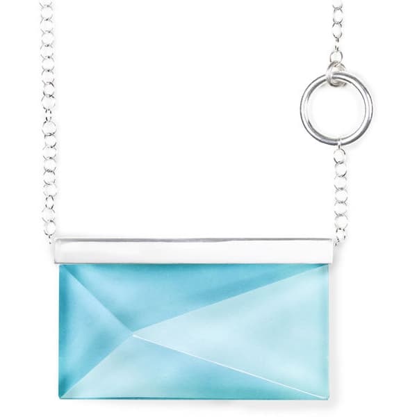 Palette Halsband, Blå/Turkos - Målerås