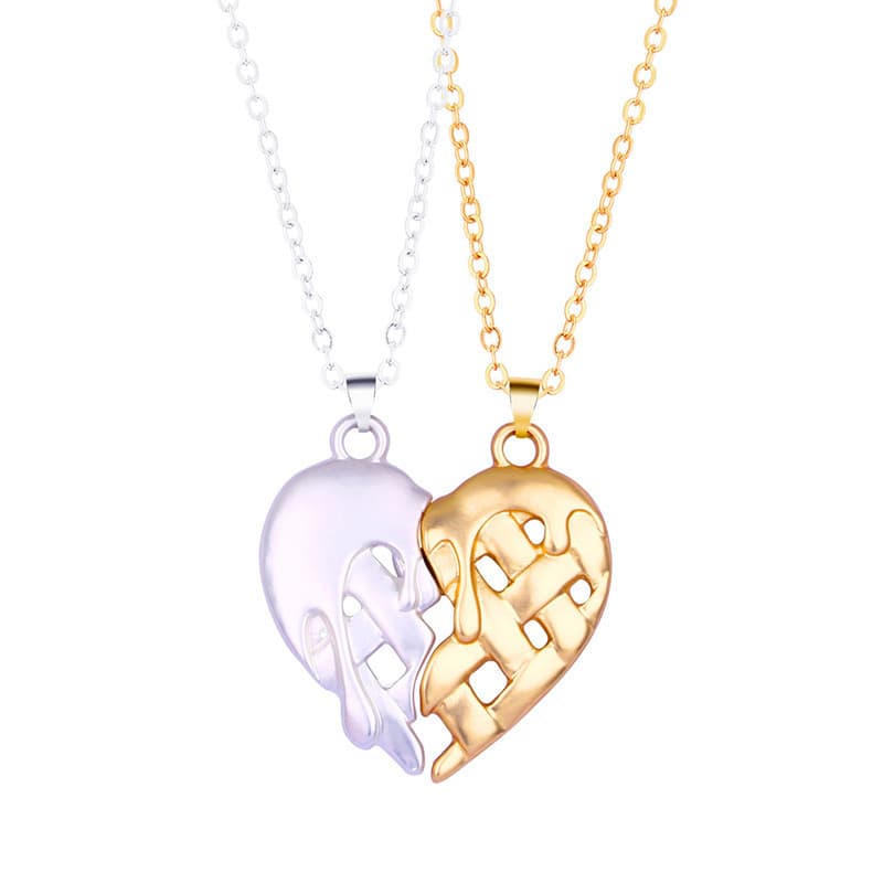 Heart Friendship Halsband Par Halsband 2-Pack Flerfärgad