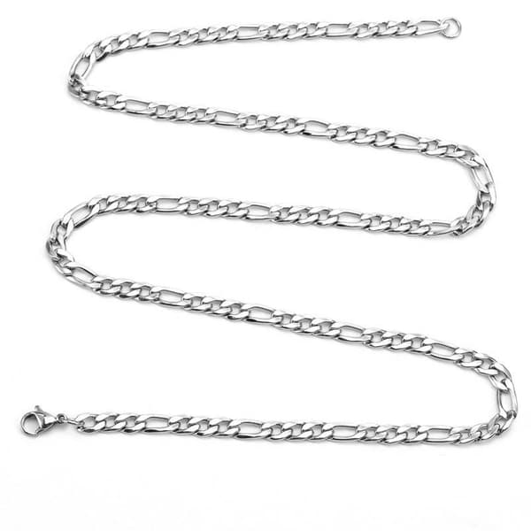 Figaro halsband i Stål som håller färgen livet ut!